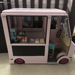 Barbie Our Generation Sweet Stop Ice Cream Truck for 18" Dolls  - Pink 