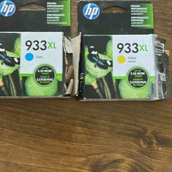 Printer Ink. HP 933xl.  Two For 5.00