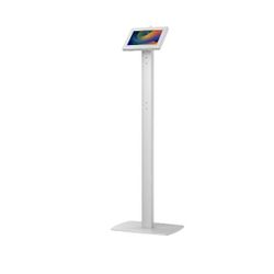 CTA DIGITAL KIOSK FLOOR STAND DESIGNED TO SECURITY HOLD A TABLET FOR INTERACTIVE DISPLAY MODEL NUMBER PAD-CHKW. DIMENSIONS 12 X 16 X 45 INCHES 