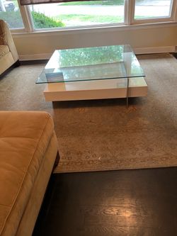 modern glass table