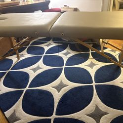 Portable Cushioned Master Massage Table Head Hole Cutout No Headrest Attachment 