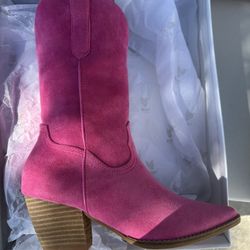 Pink Cowboy Boots 