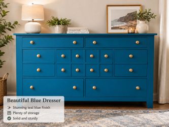 7 Drawer Solid Oak Dresser!