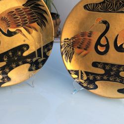 Hand Painted Erin Gold Accented 