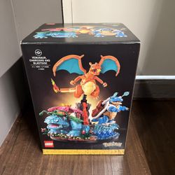 Lego Venusaur, Charizard, Blastoise (new & sealed)