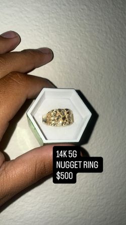 14K Nugget Ring 