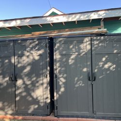 2- Outdoor Shed Storage Containers 6’x4’ 