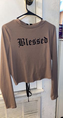 Blessed Cropped Top Light Brown 