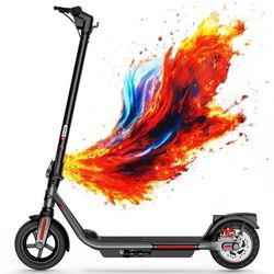  HY-B15 300W 8.5" Electric Scooter, 19Mph High Speed Foldable Commuting Electric Scooter for Adults, APP Support, Solid Rear Tire