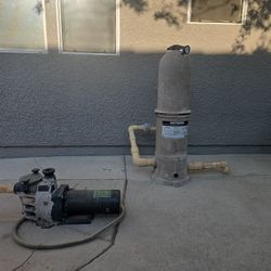 Hayward 150sq Filter Tank And  2hp Pump 