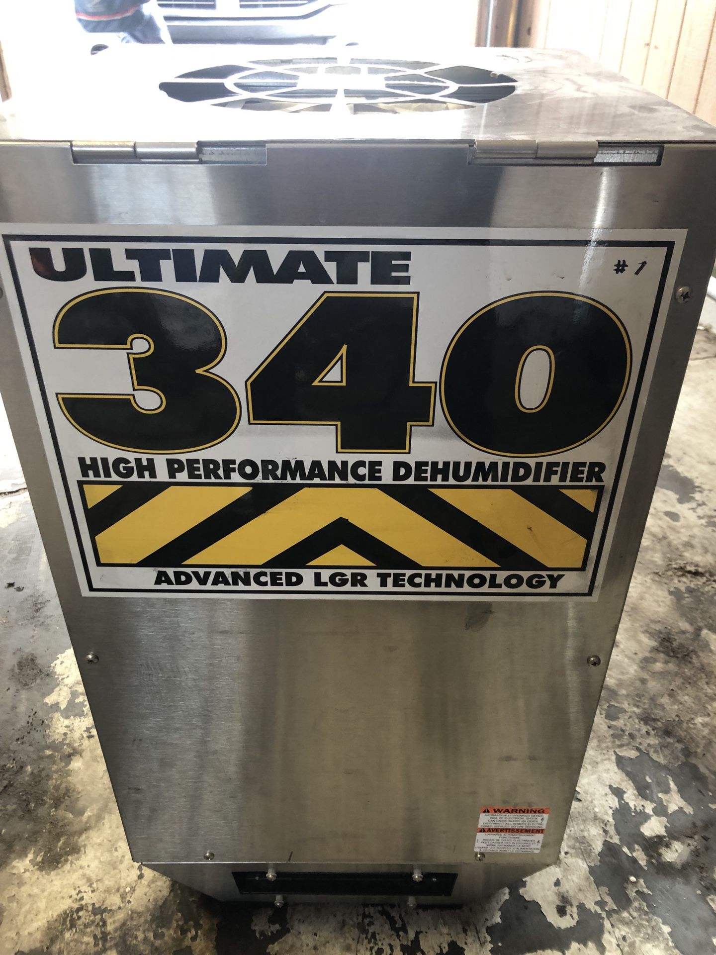 Ultimate 340 high performance commercial dehumidifier clean like new