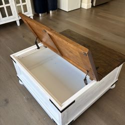 Square Coffee Table With Storage