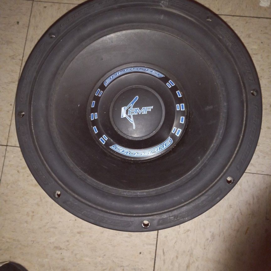 Crossfire bmf hotsell 10 inch subwoofer