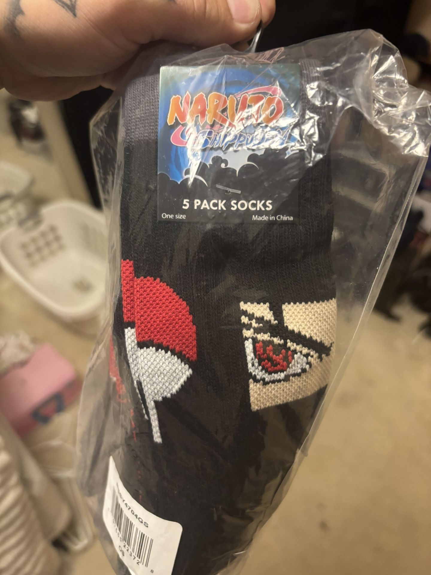 Naruto Socks, Five Pair Every Character