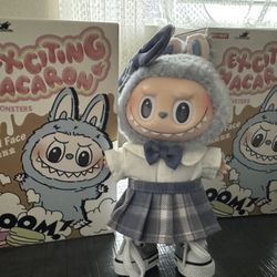 Pop Mart Labubu - Exciting Macaron: Sea Salt Coconut x2