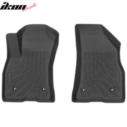 Fits 2015-2021 Ram ProMaster City Anti-Slip Front Floor Mats All Weather TPE Carpets