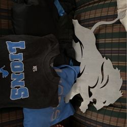 Lions NFL shirts and coats