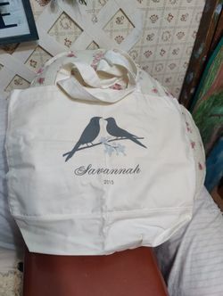 NEW SAVANNAH 18-IN CANVAS TOTE