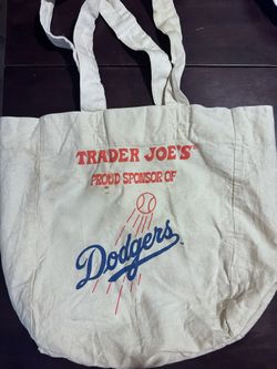 Rare 2007 Trader Joe’s Dodgers Tote Bag – Early LA Store Exclusive Promo – Vintage MLB
