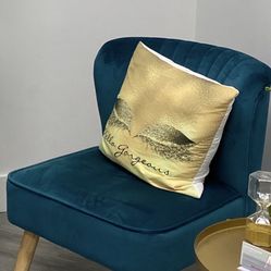 Teal Accent Chair 