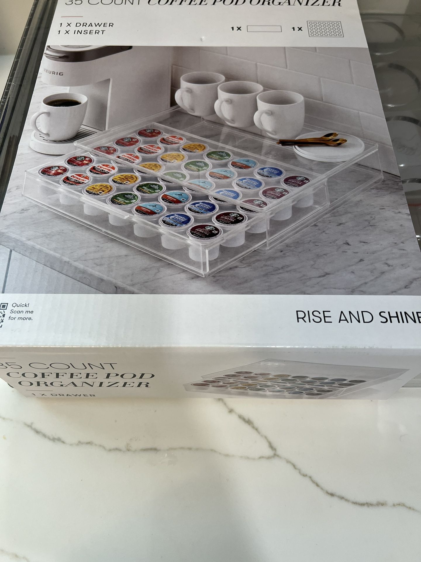 Acrylic Coffee Pod Organizer