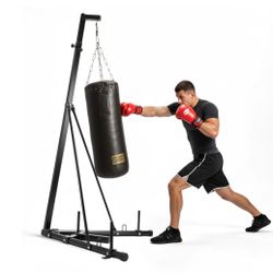 NEW 150 lb Heavy Duty Punching Bag Stand - Adjustable Height 