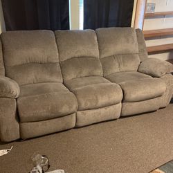 Reclining Couch And Rocker Chair