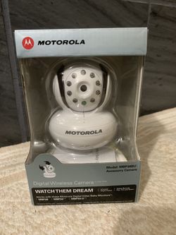 New in box additional Motorola baby monitor camera