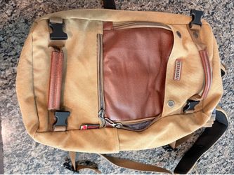 Brown backpack