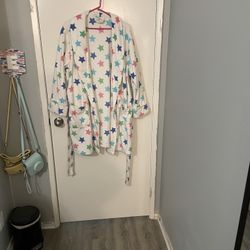 Short Fleece Bathrobe 