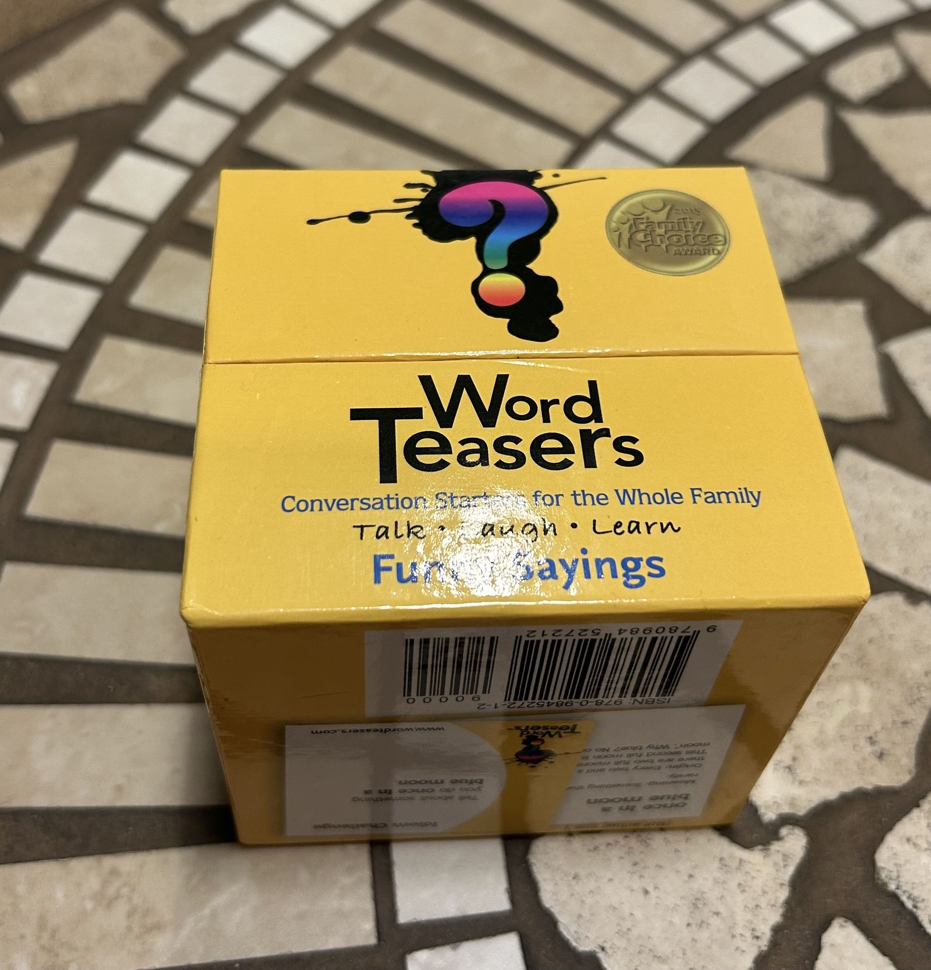 Word Teaser Card Game