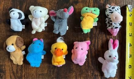 Fun Lot of Animal Finger Puppets great for story-time $5 for All xox