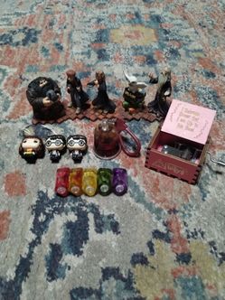 Harry potter figures and music box
