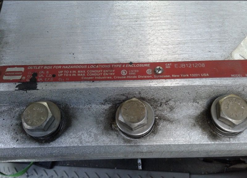 EATON CROUSE-HINDS SERIES EJB121208 100% aluminum