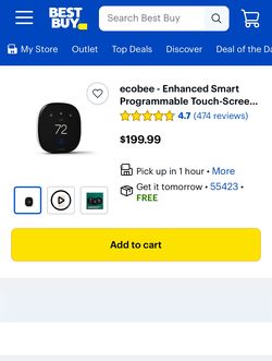 Ecobee 3 Lite Smart Thermostat Pro