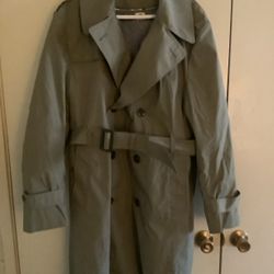 Vintage United States Unbranded Army Military Waterproof Winter Lined  Men's Lon