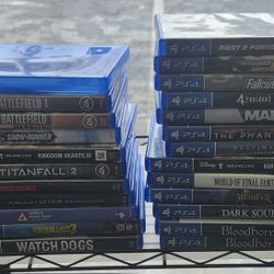 Assorted Playstation 4 Games 
