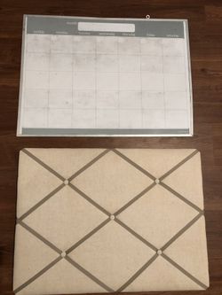 Cork Board and Magnetic Whiteboard