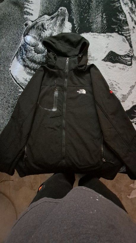 The North Face Summit Series Windstopper Black Full Zip Jacket Size 4XL