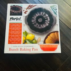 Parini Cookware Non-Stick Stoneware Bundt Baking Pan