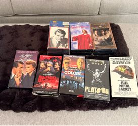 Lot of 8 VHS Movies