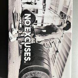 Brand New Franco Columbu Canvas Portrait 