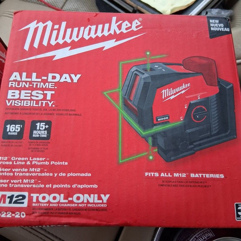 2 Milwaukee Laser Levels Brand New