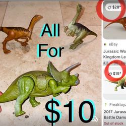 $10 Bundle of Jurassic World dinosaurs 🦖