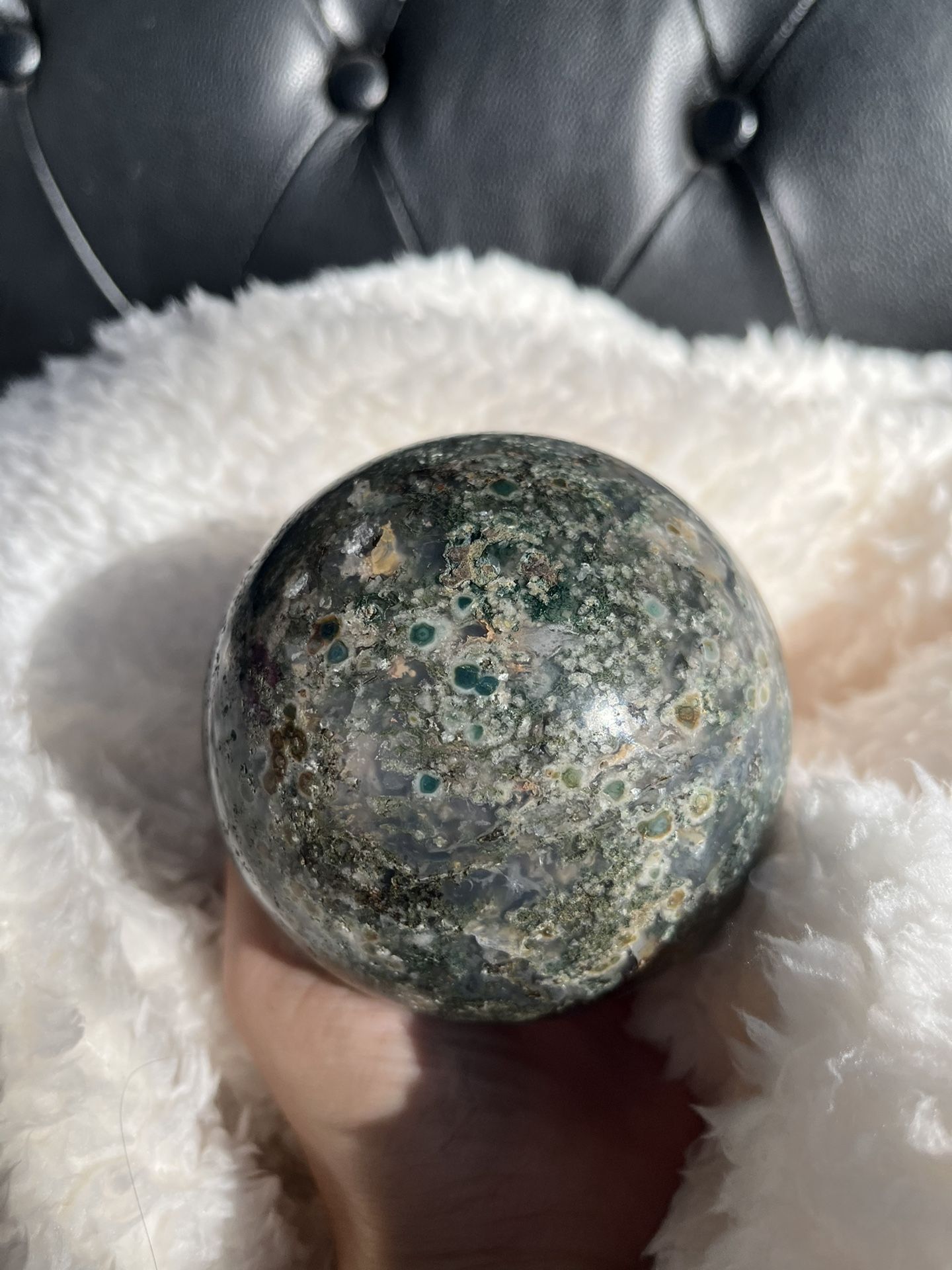 Moss Agate Sphere