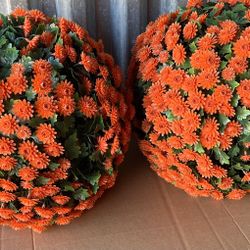 Wicker Park Set of 2 Oversized Faux Floral 