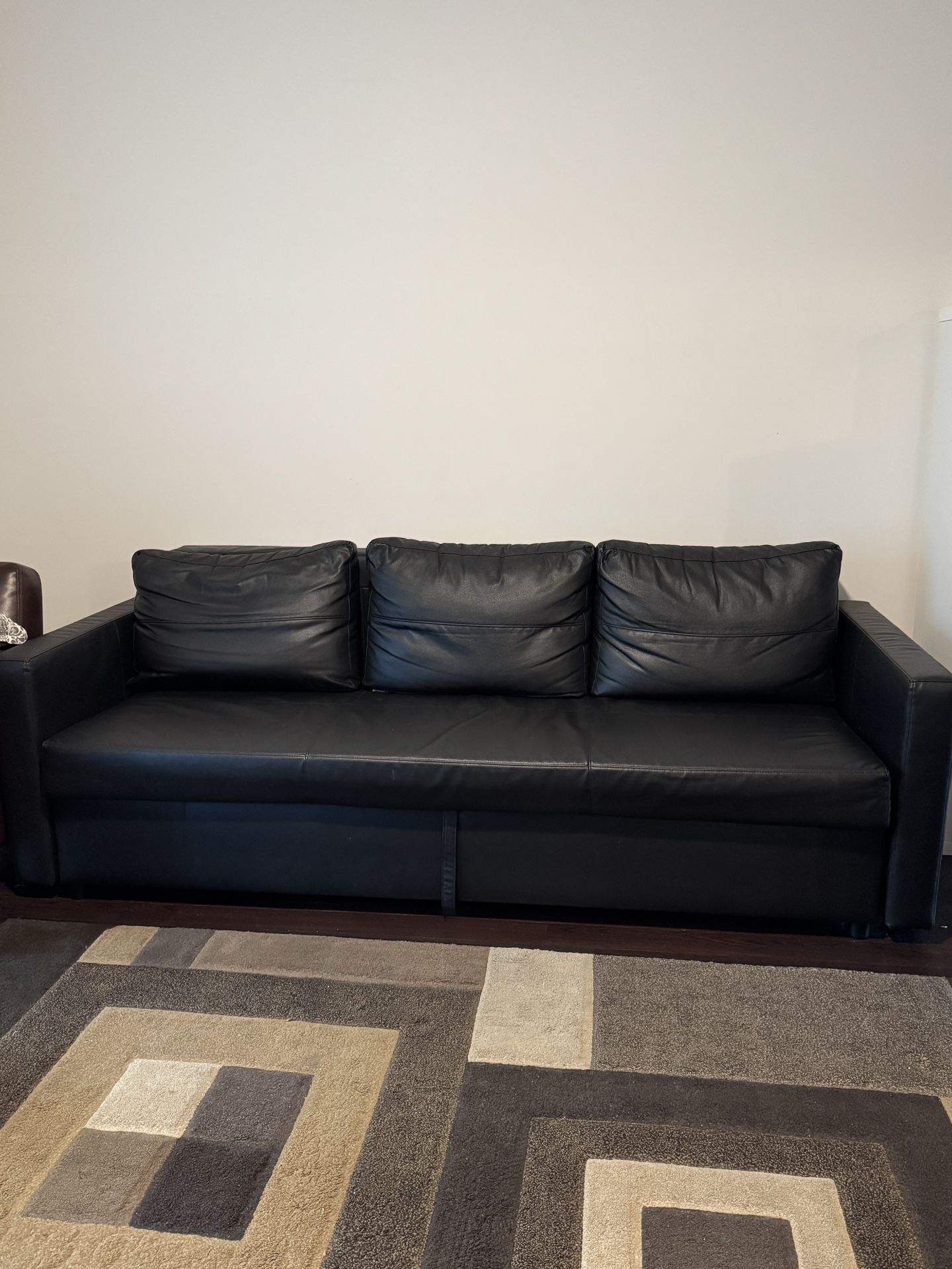 Black Leather Couch