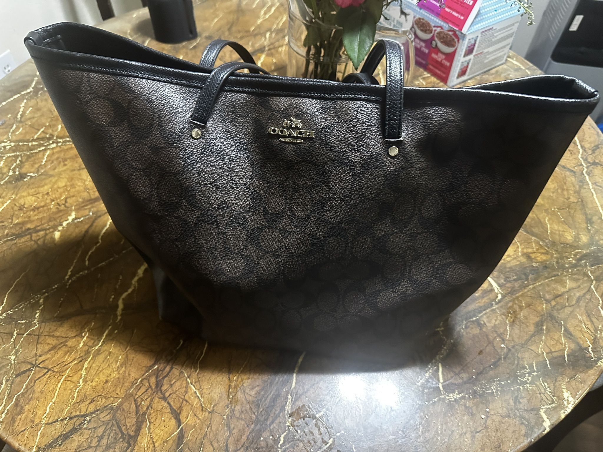 Coach brown Tote Bag