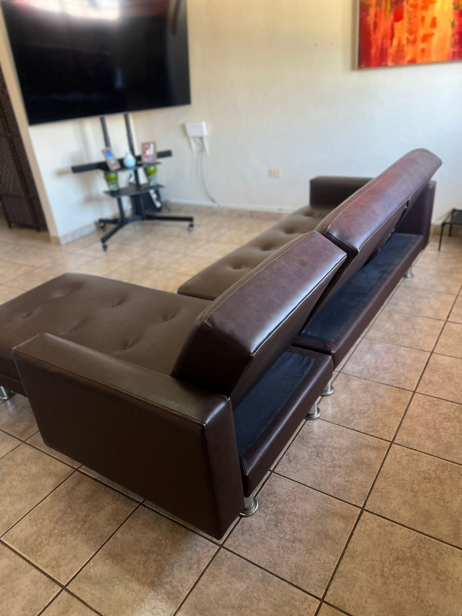Vendo Sofá Cama Con Sus Cojines $350