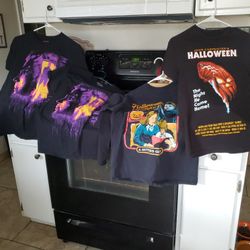 4 Halloween Shirts As You Can See Michael Meyers 